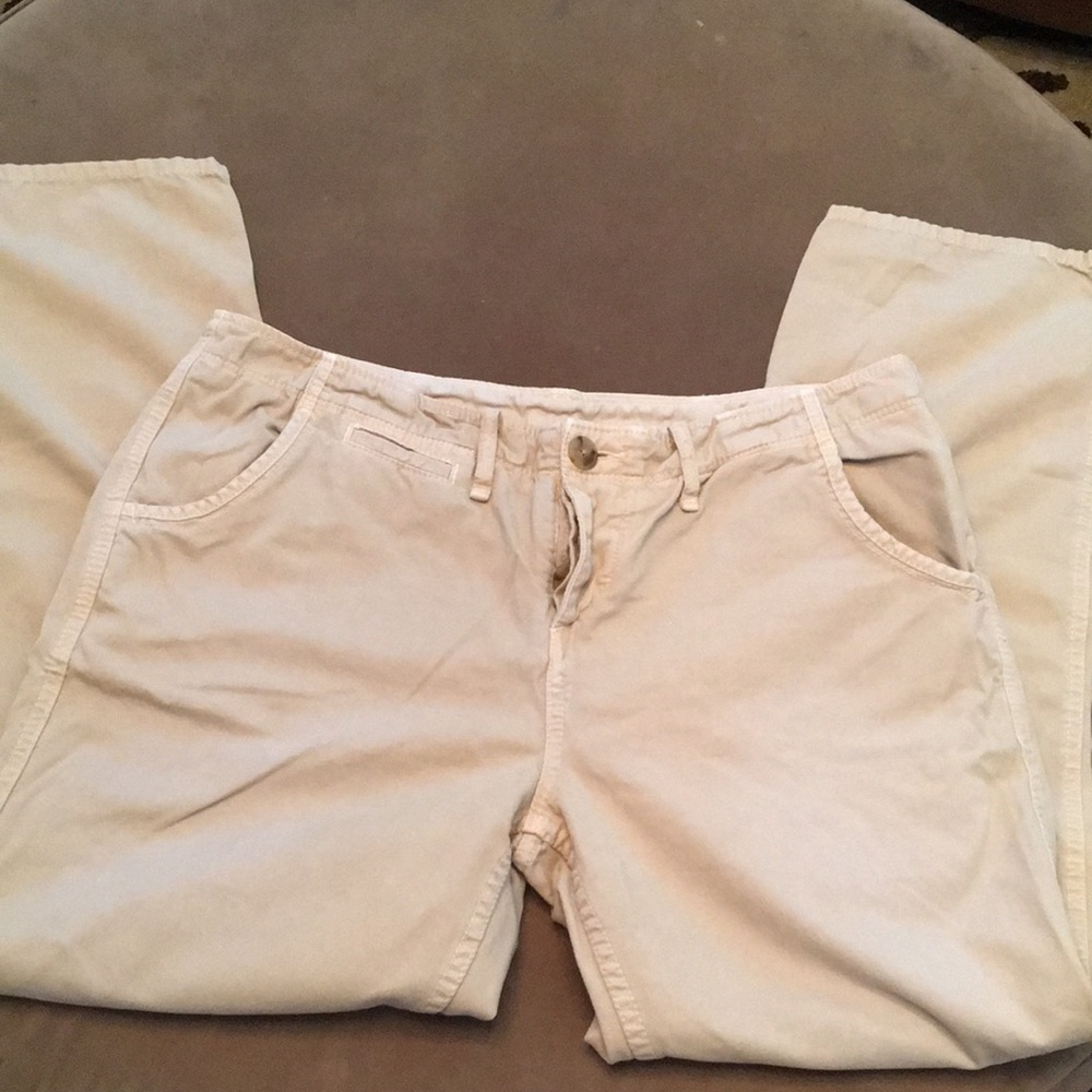 True religion button fly size 32 work khaki pant